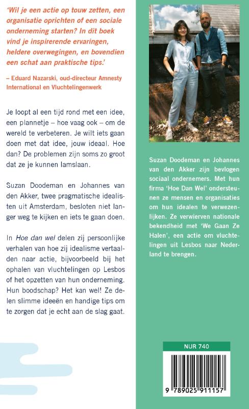 Achterkant van Hoe dan wel