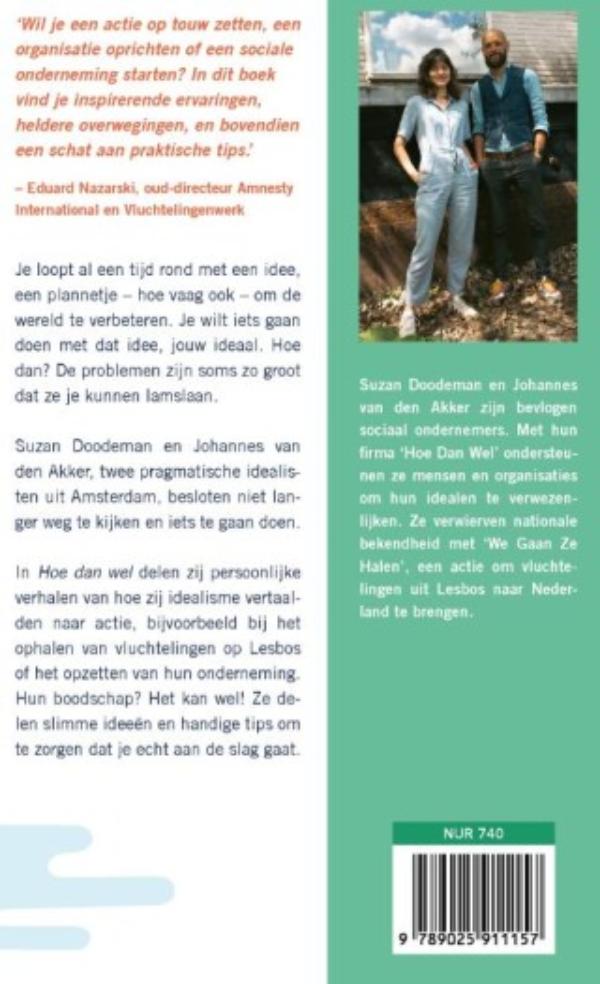 Achterkant van Hoe dan wel