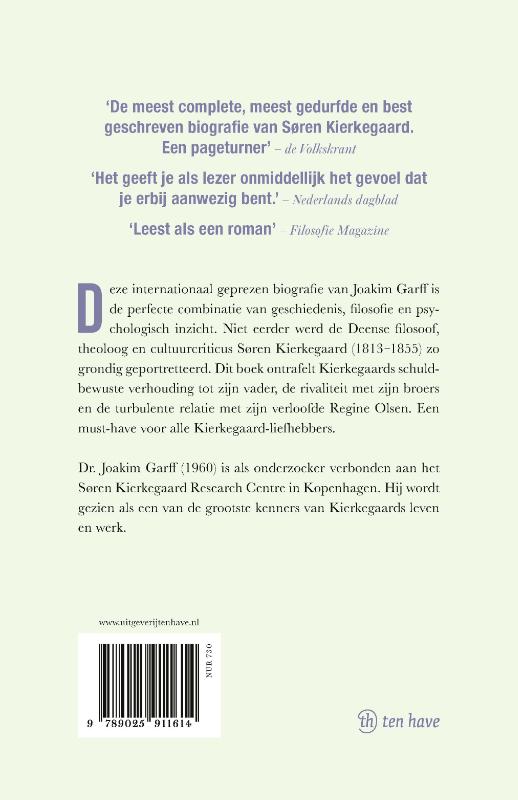 Achterkant van Kierkegaard