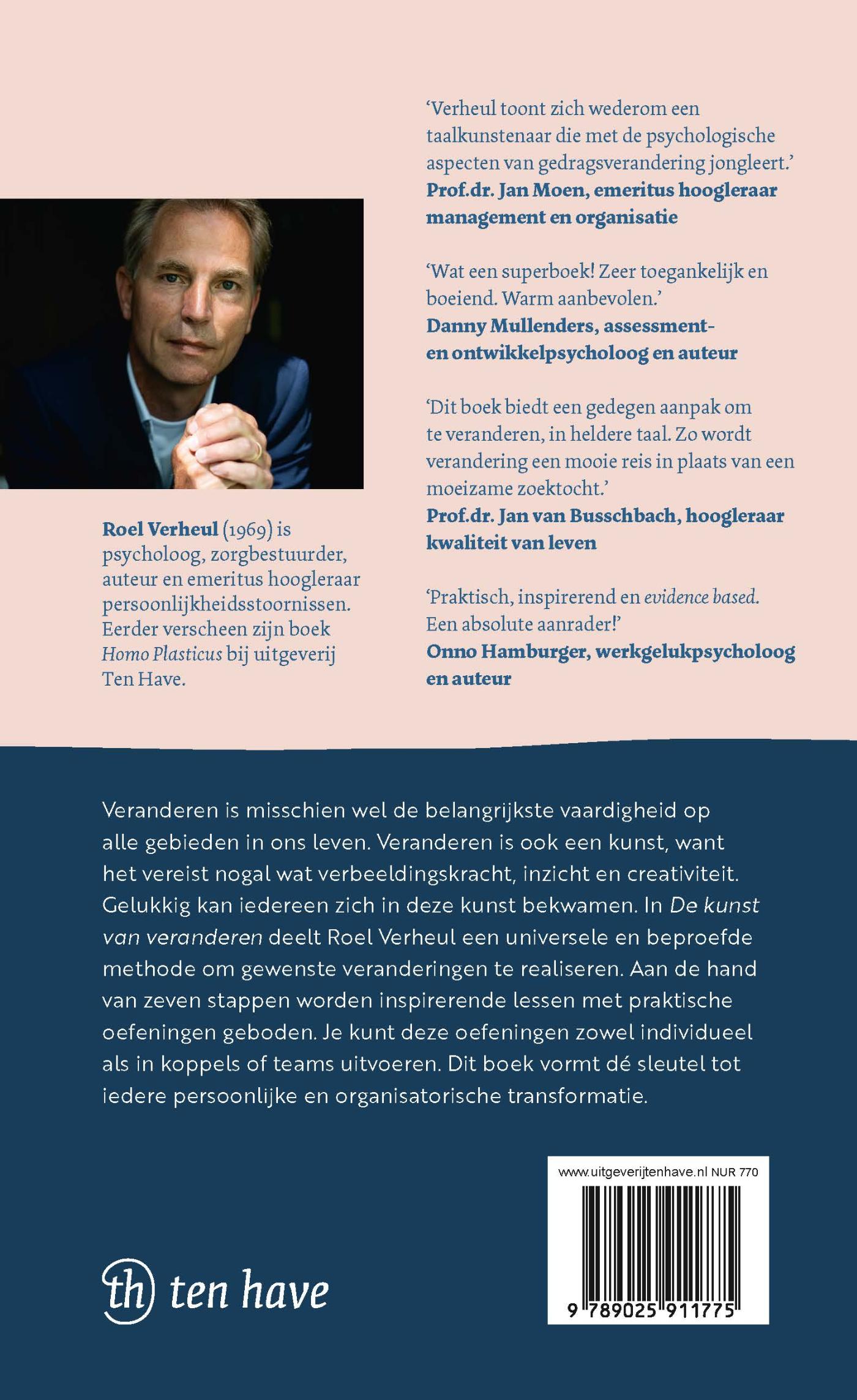 Achterkant van De kunst van veranderen