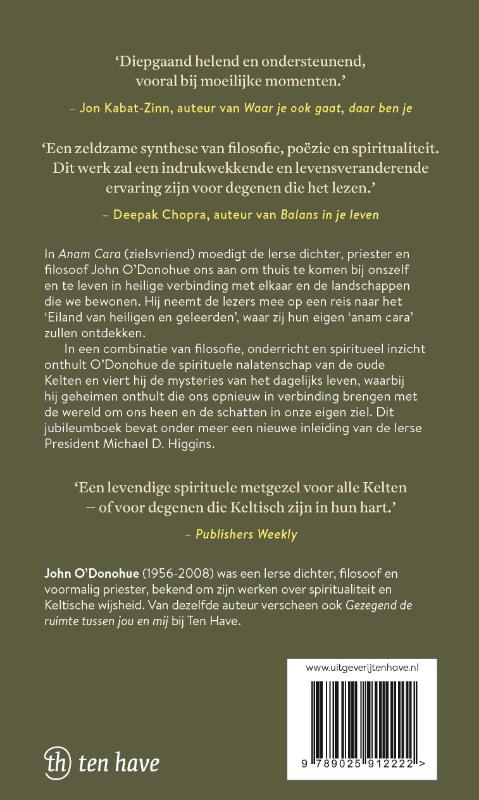 Achterkant van Anam Cara