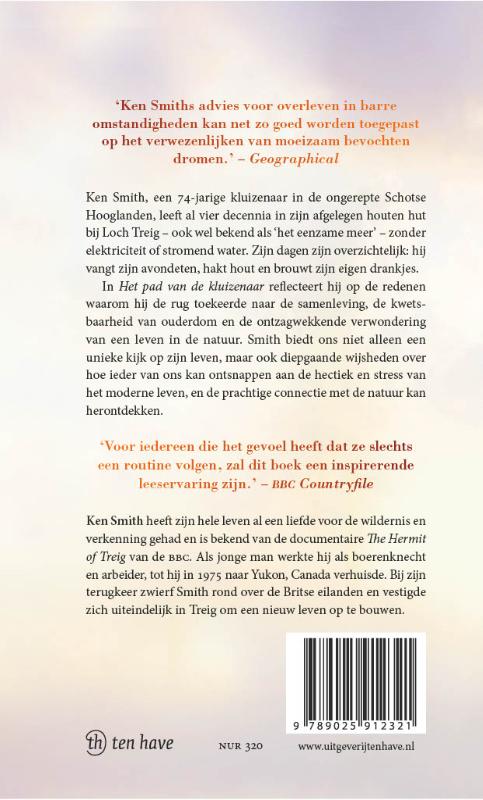 Achterkant van Het pad van de kluizenaar
