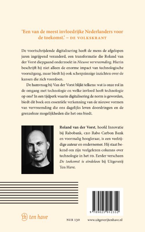 Achterkant van Nieuwe vervreemding
