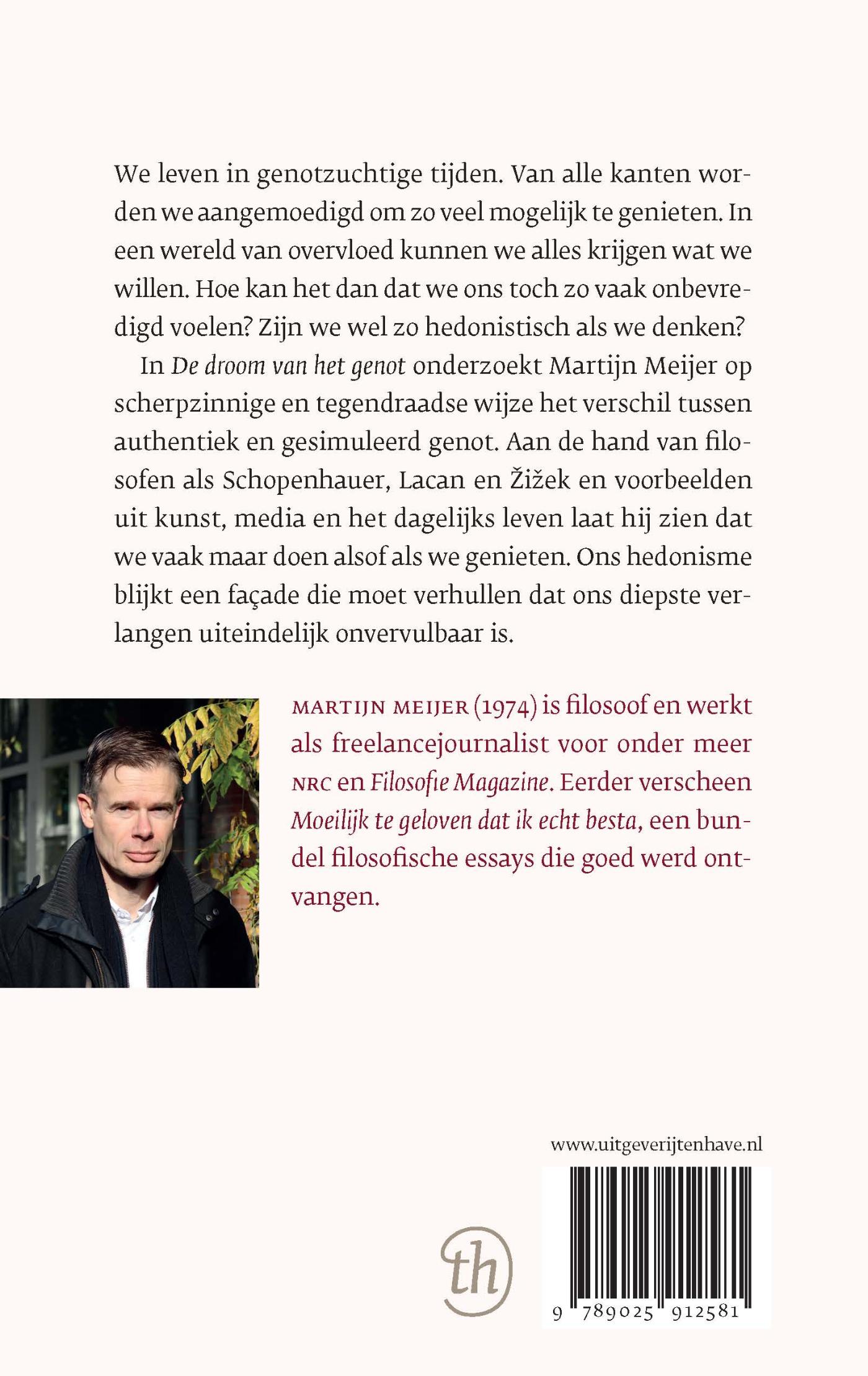 Achterkant van De droom van het genot