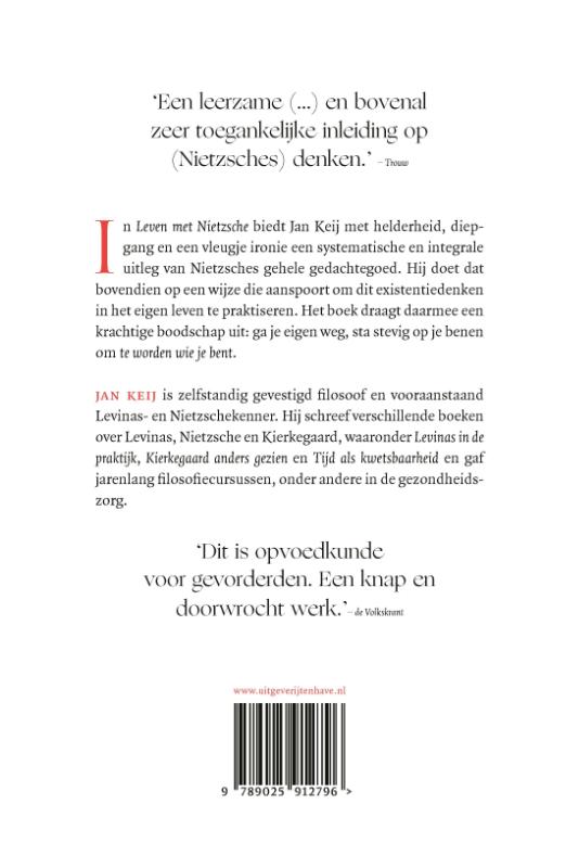 Achterkant van Leven met Nietzsche