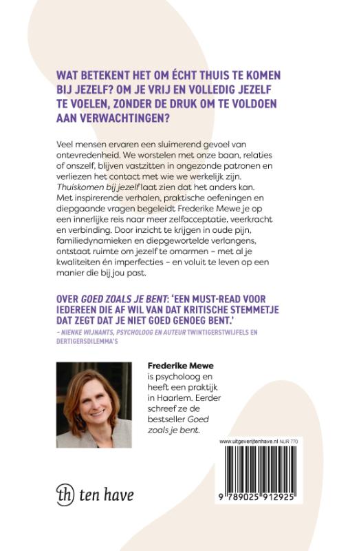 Achterkant van Thuiskomen bij jezelf