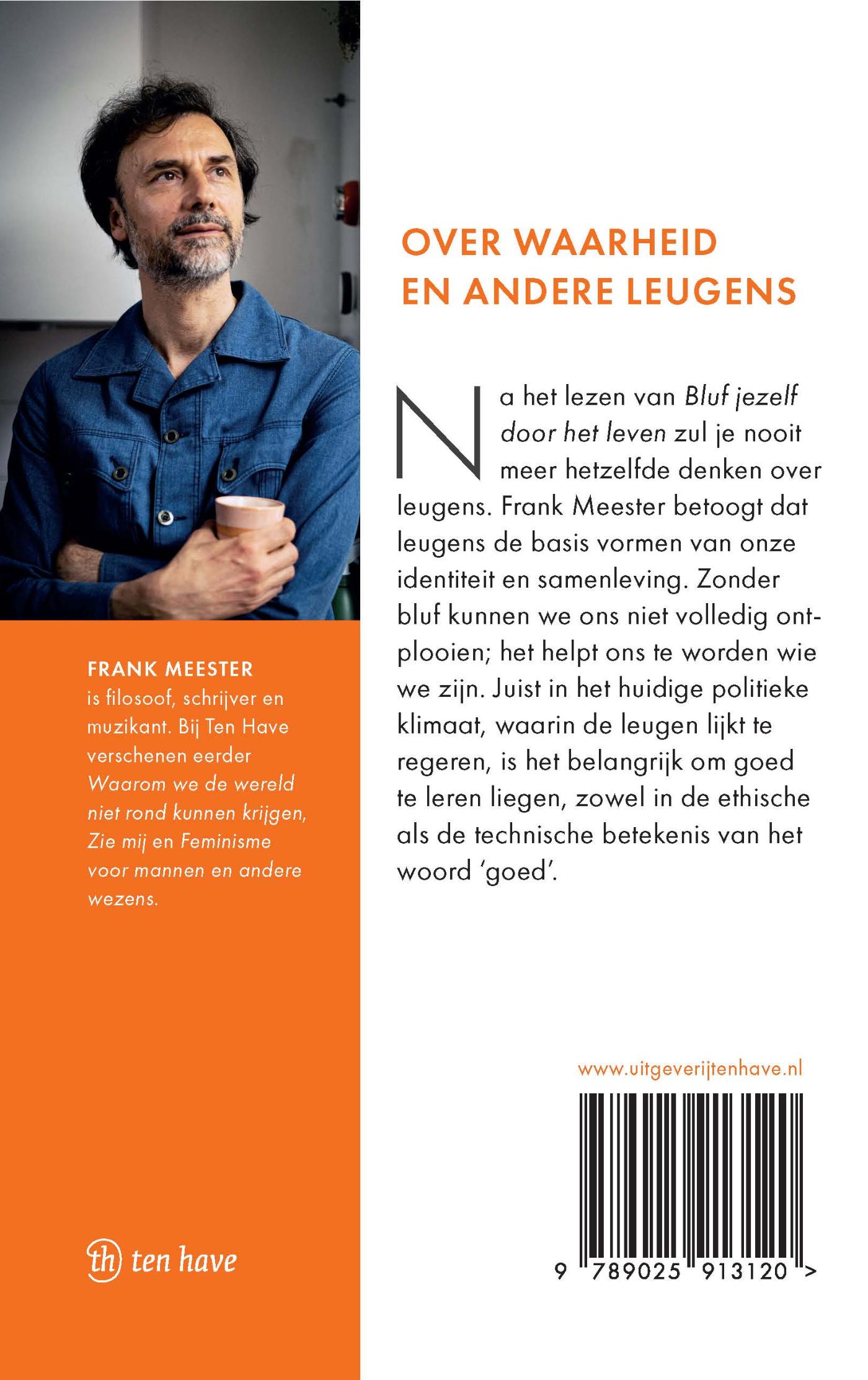 Achterkant van Bluf jezelf door het leven