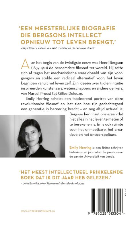 Achterkant van Henri Bergson