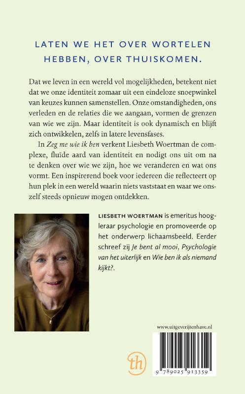 Achterkant van Zeg me wie ik ben