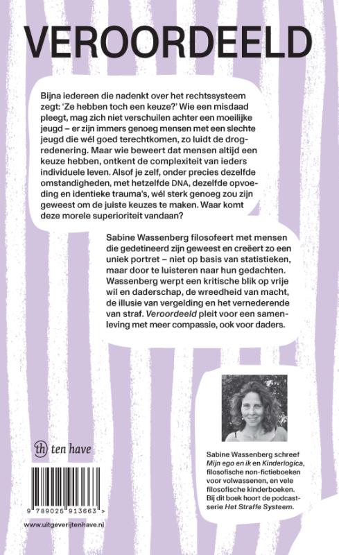 Achterkant van Veroordeeld