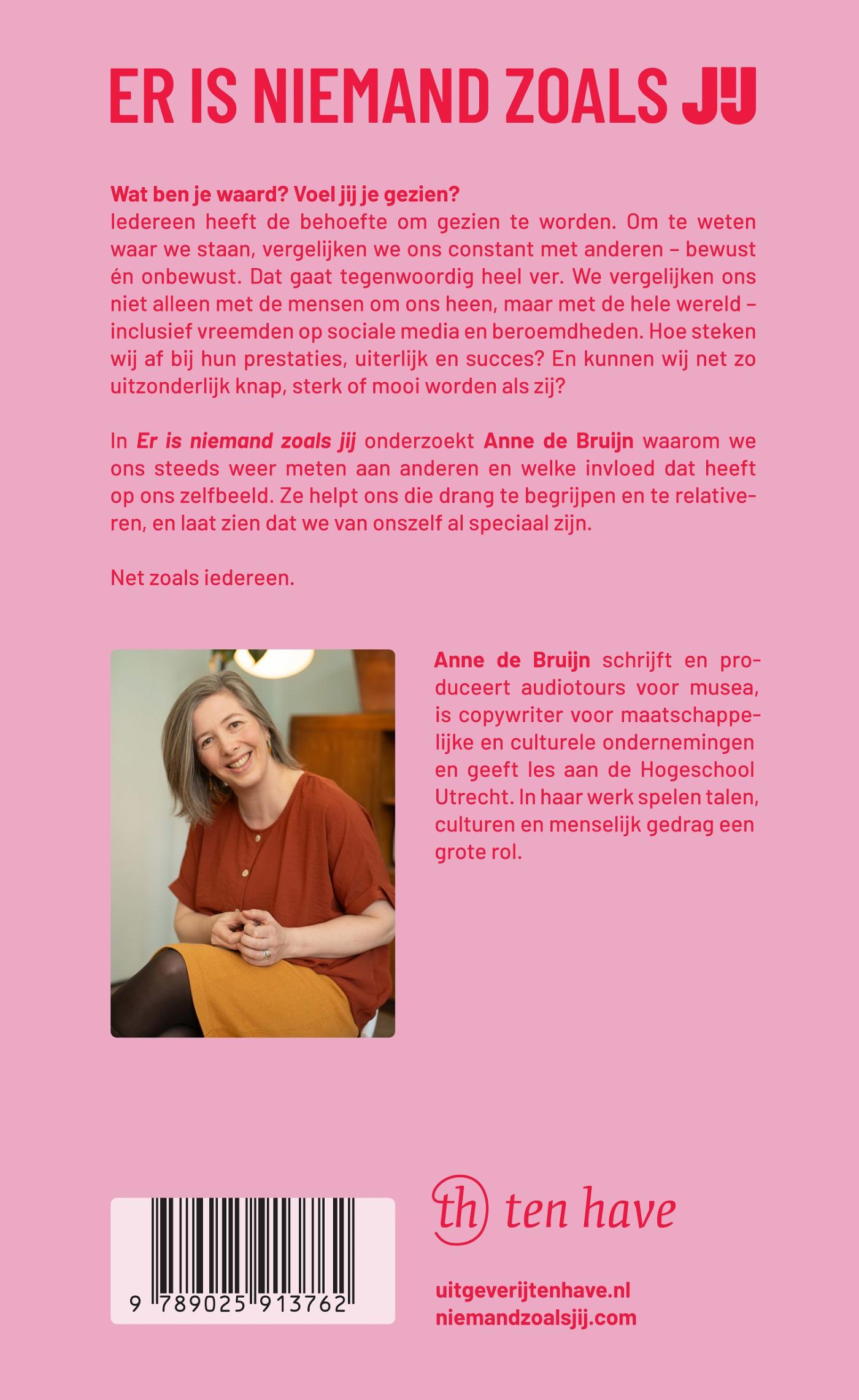 Achterkant van Er is niemand zoals jij