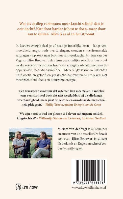 Achterkant van Nieuwe energie