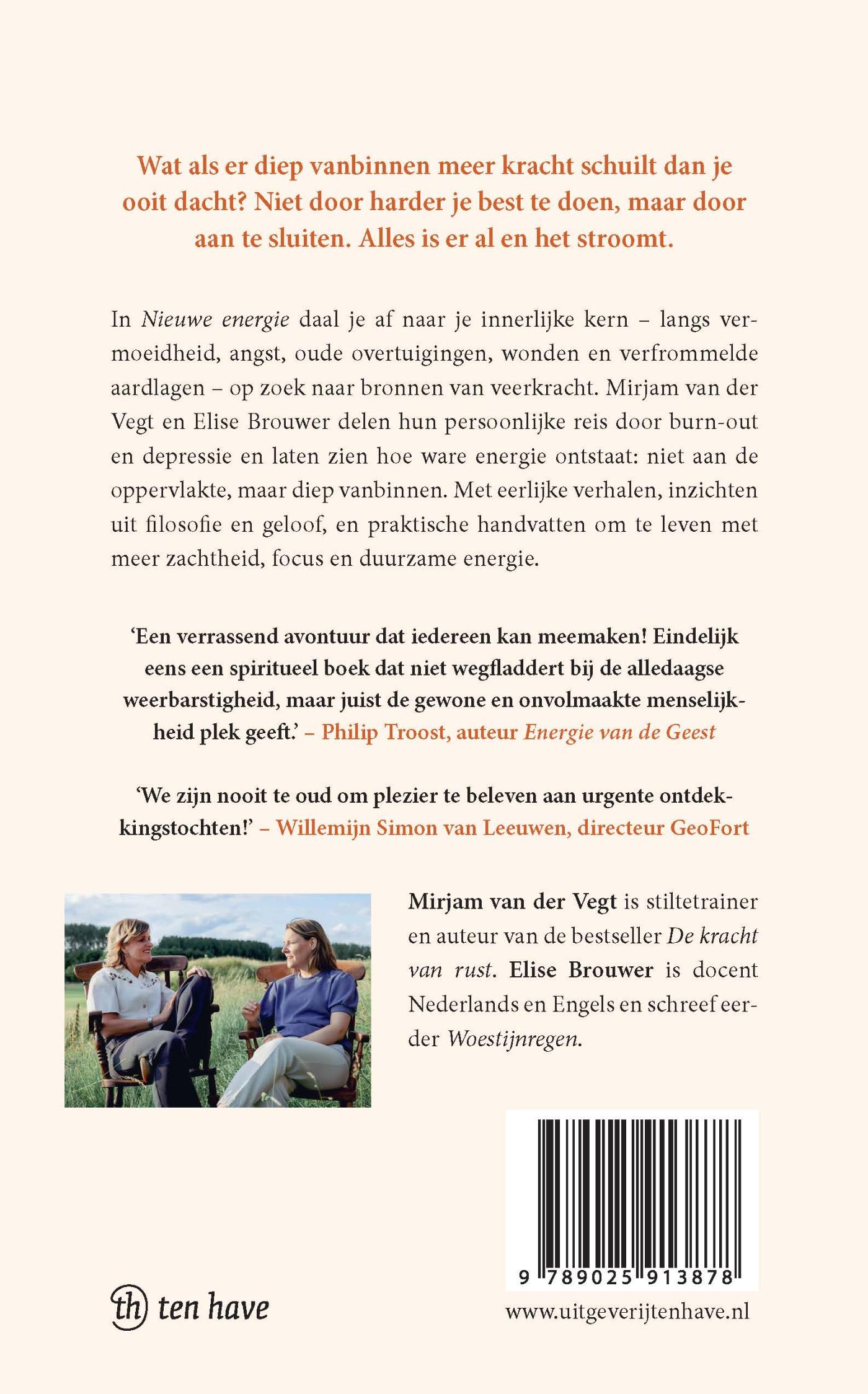 Achterkant van Nieuwe energie