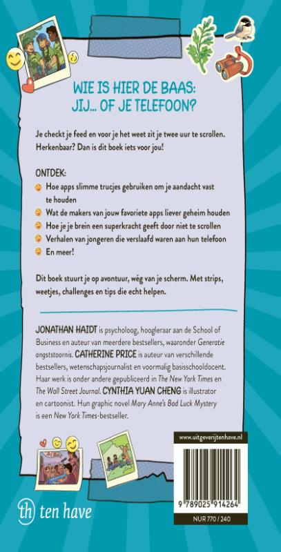 Achterkant van The Amazing Generation