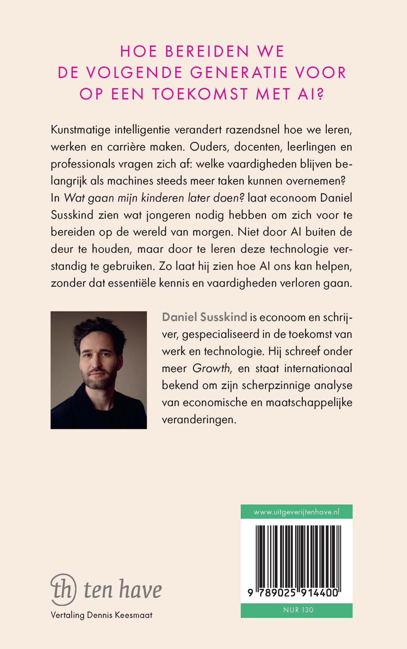 Achterkant van Wat gaan mijn kinderen later doen?