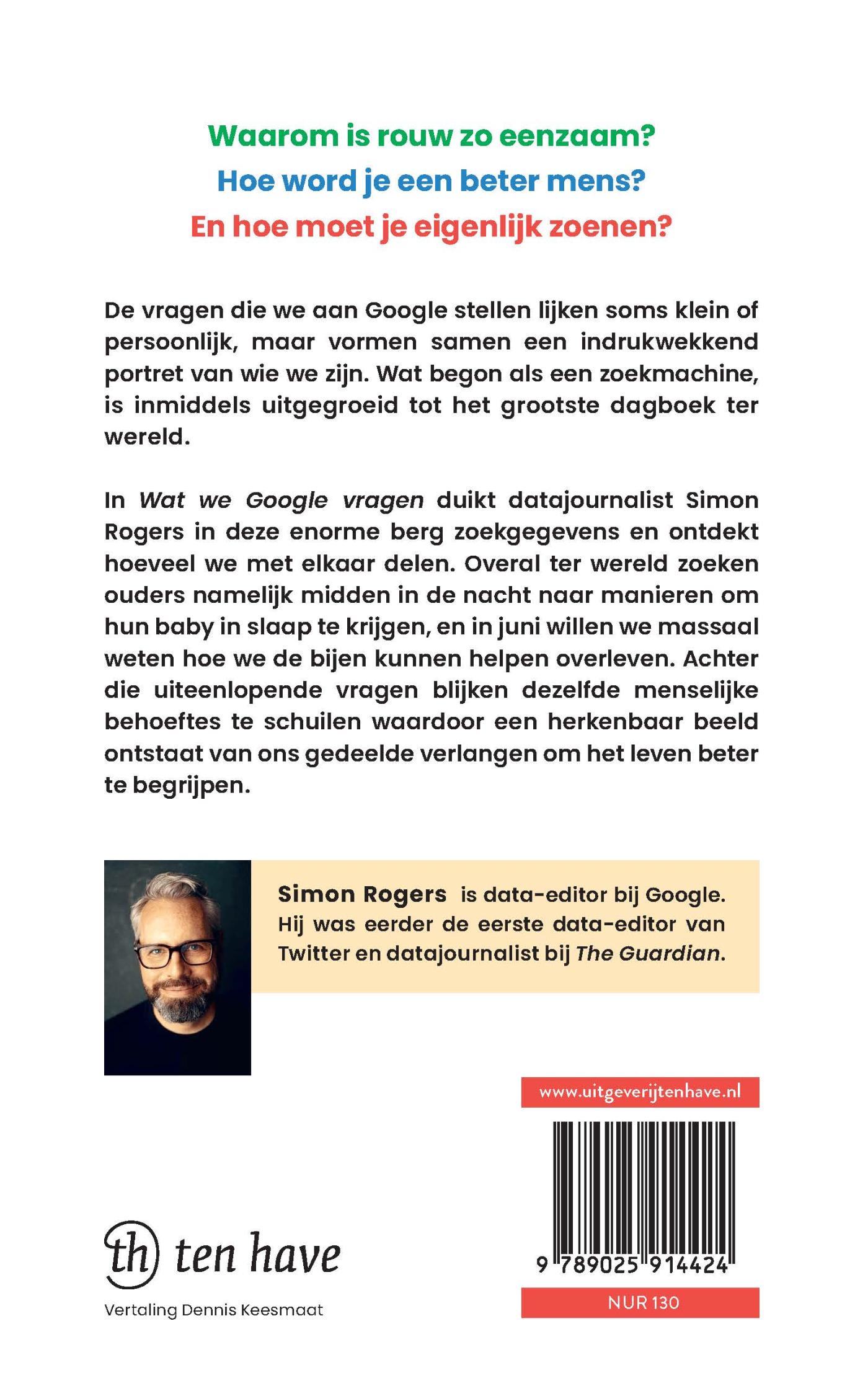Achterkant van Wat we Google vragen
