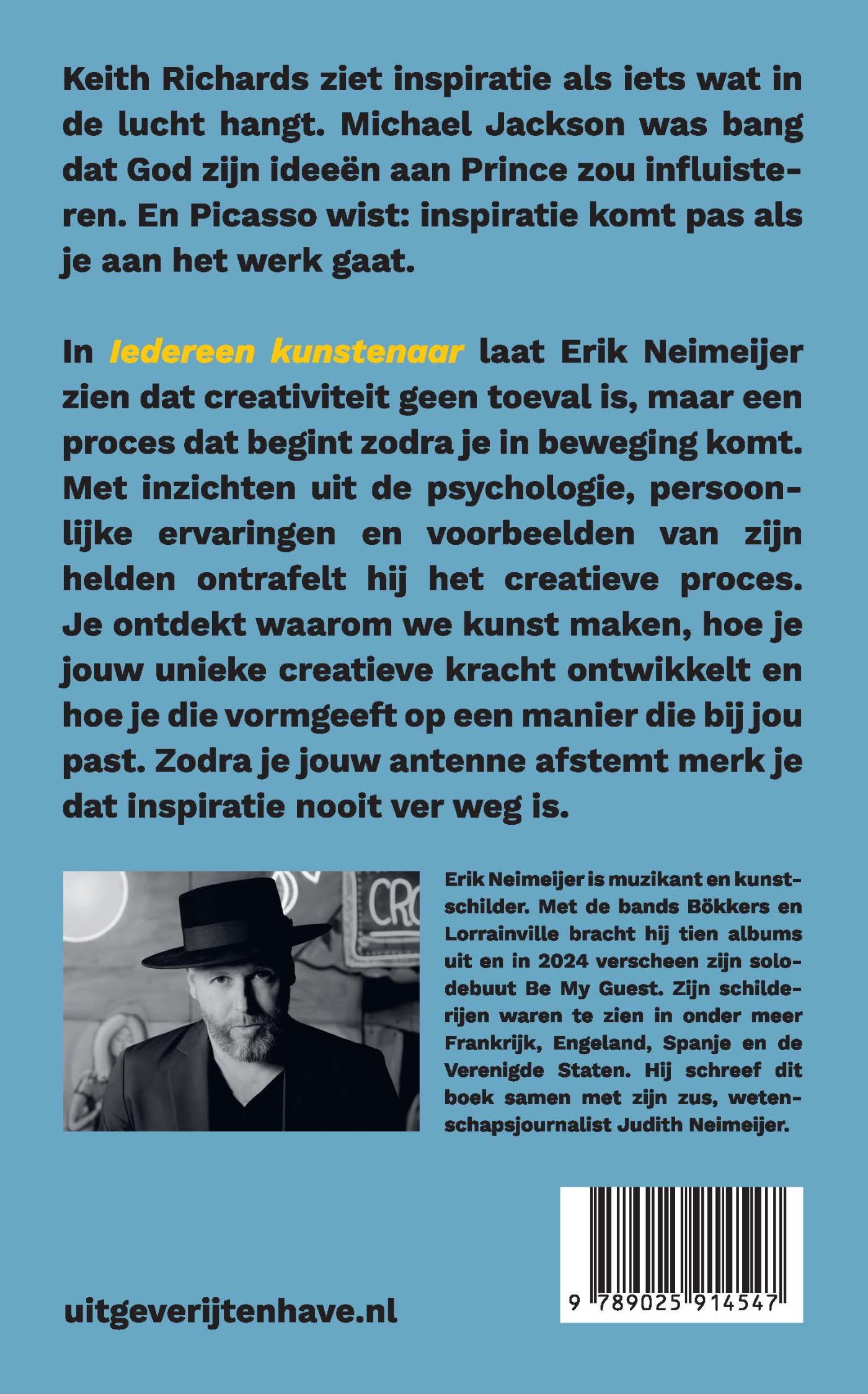 Achterkant van Iedereen kunstenaar