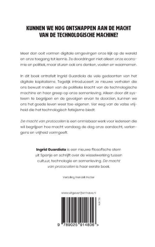 Achterkant van De macht van protocollen