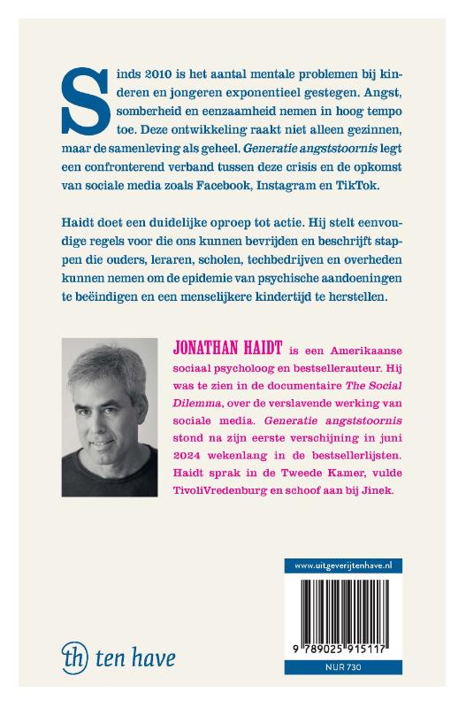 Achterkant van Generatie angststoornis