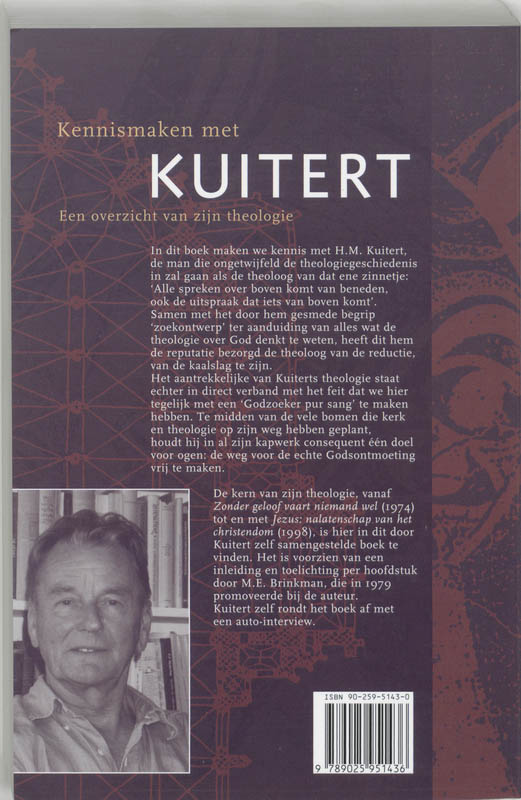 Achterkant van Kennismaken met Kuitert