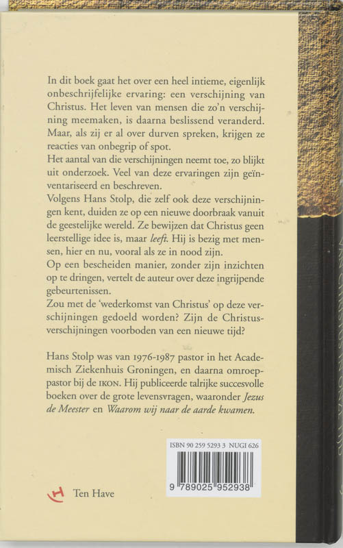 Achterkant van De verschijningen van Christus in onze tijd