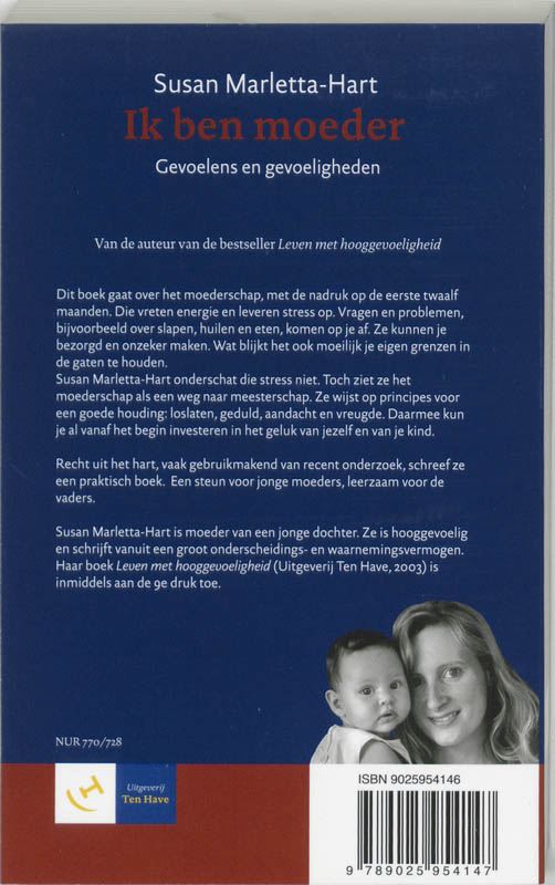 Achterkant van Ik ben moeder