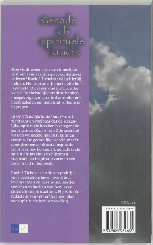 Achterkant van Genade als spirituele kracht