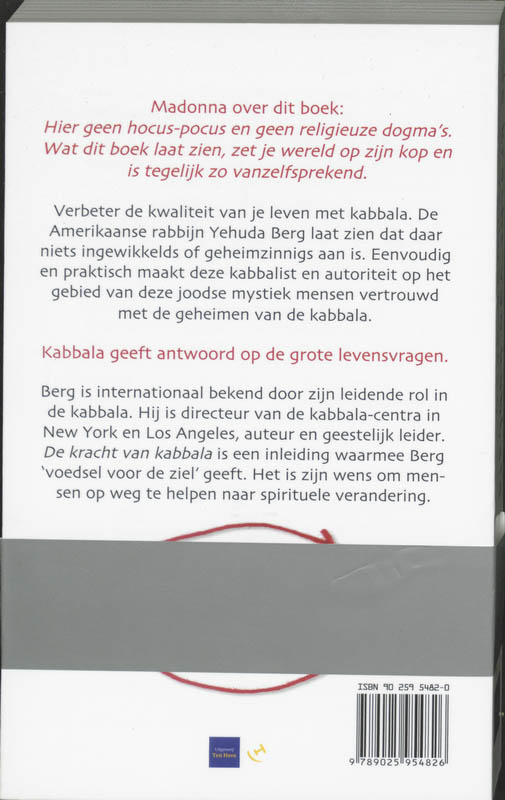 Achterkant van De kracht van Kabbala