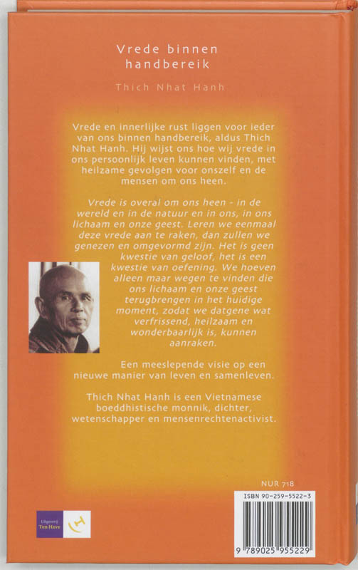 Achterkant van Vrede onder handbereik