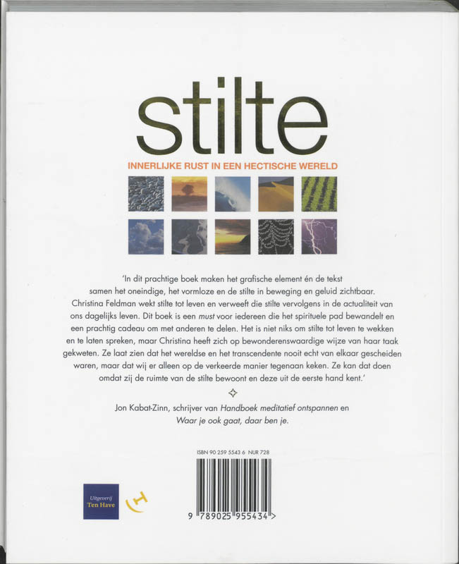 Achterkant van Stilte