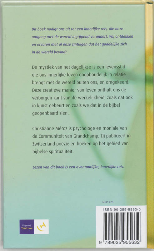 Achterkant van De mystiek van het dagelijkse