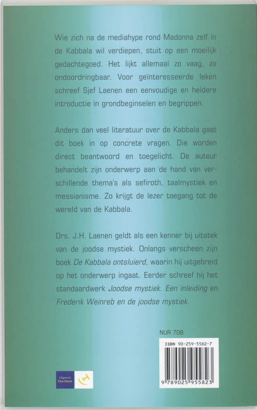 Achterkant van Kabbala voor beginners