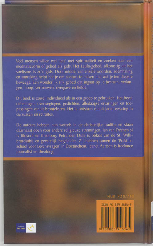 Achterkant van Oefenen in leven