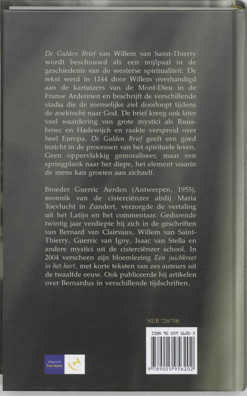 Achterkant van De Gulden Brief
