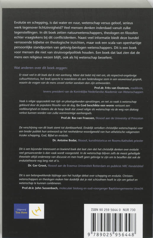 Achterkant van En God beschikte een worm