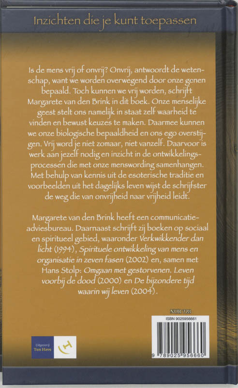 Achterkant van De weg naar vrijheid