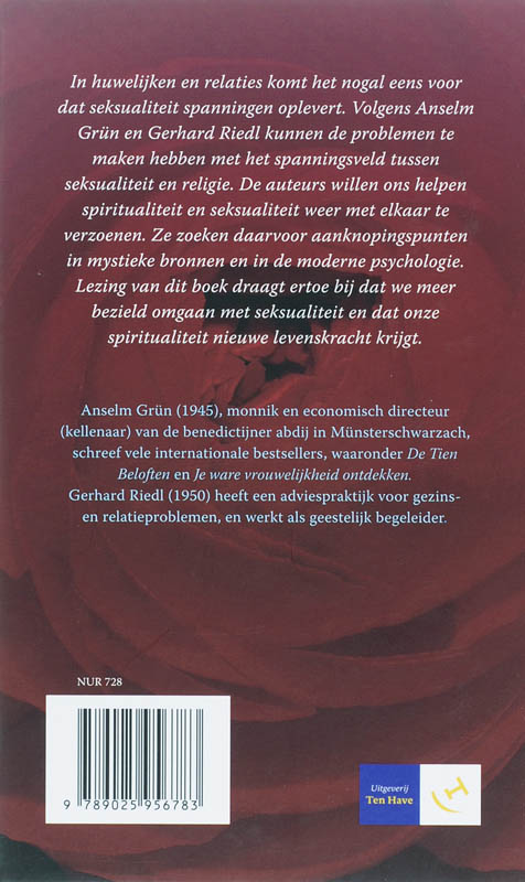 Achterkant van Mystiek en eros