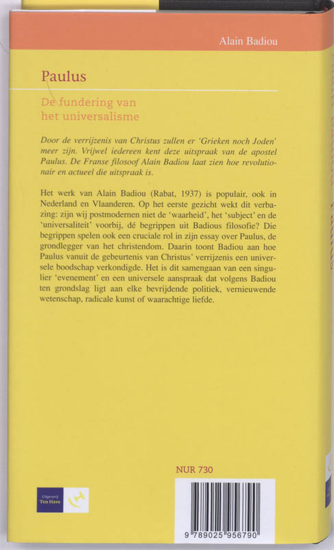 Achterkant van Paulus