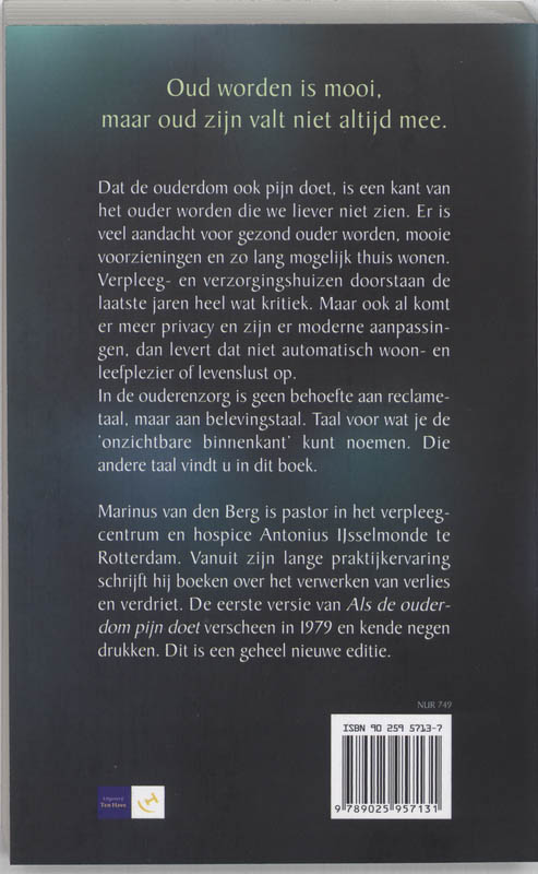 Achterkant van Als de ouderdom pijn doet
