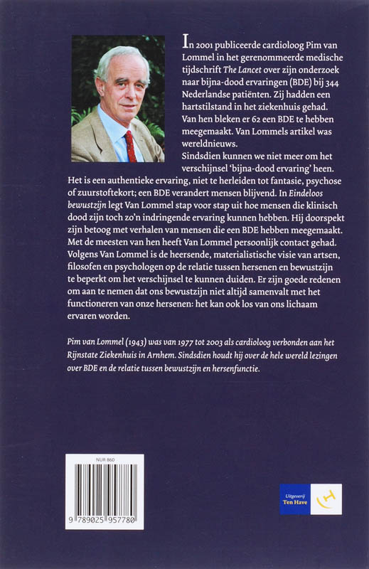 Achterkant van Eindeloos bewustzijn