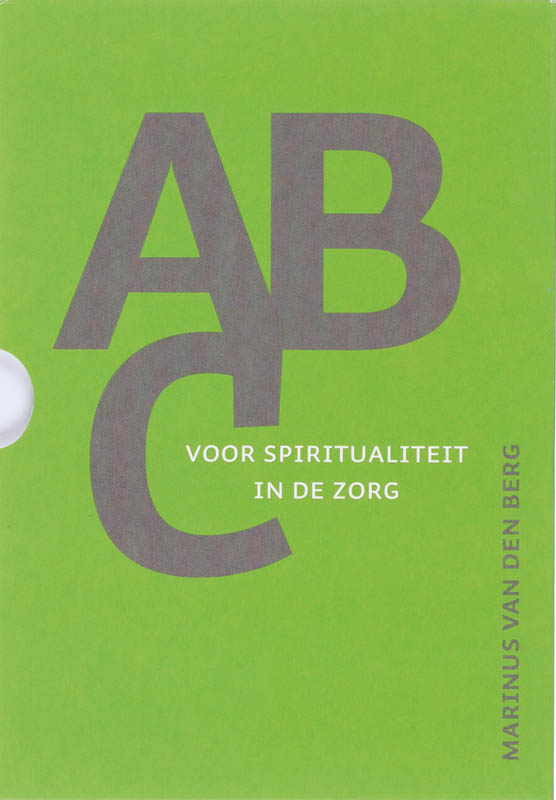 Achterkant van ABC voor spiritualiteit in de zorg