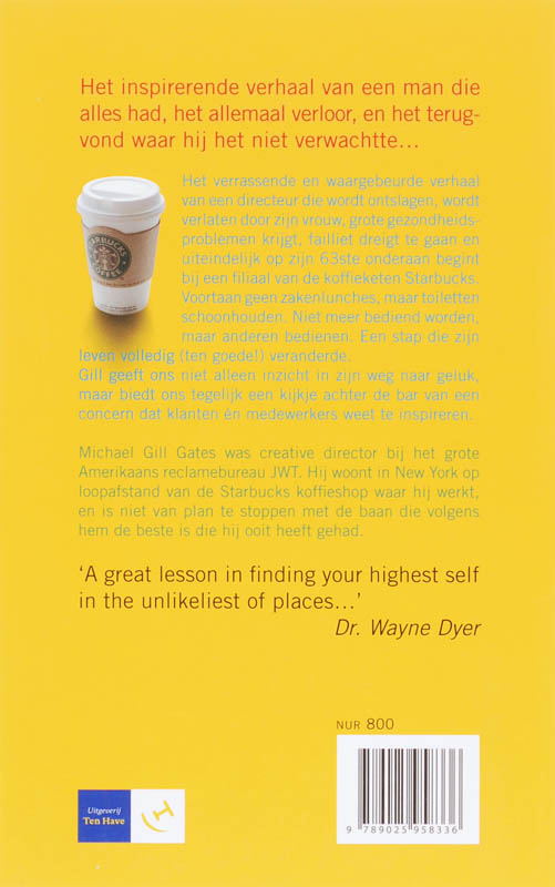 Achterkant van Hoe Starbucks mijn redding werd
