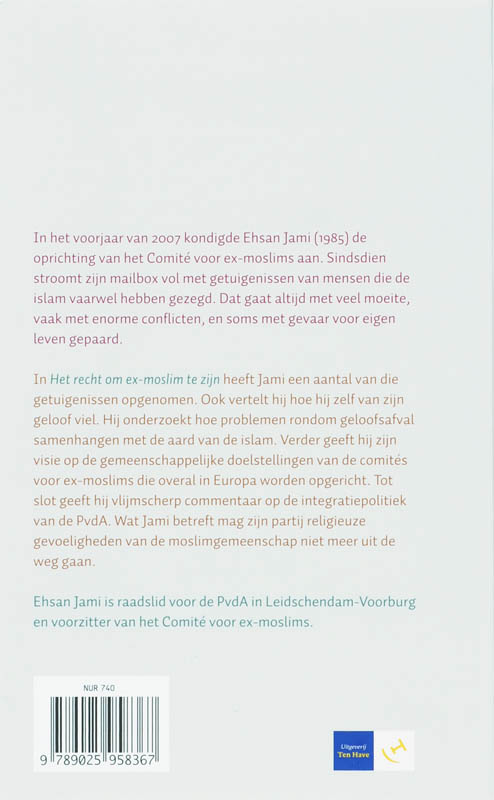 Achterkant van Het recht om ex-moslim te zijn