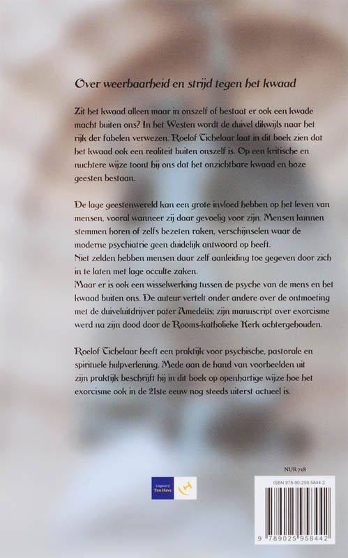 Achterkant van Ervaringen van een hedendaagse exorcist
