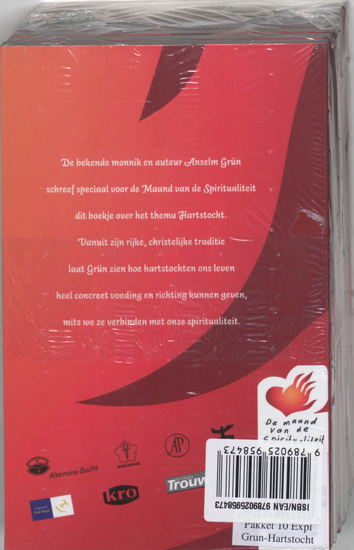 Achterkant van Hartstocht set 10 ex