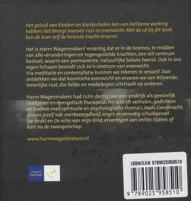 Achterkant van De helende kracht van klokken en klankschalen