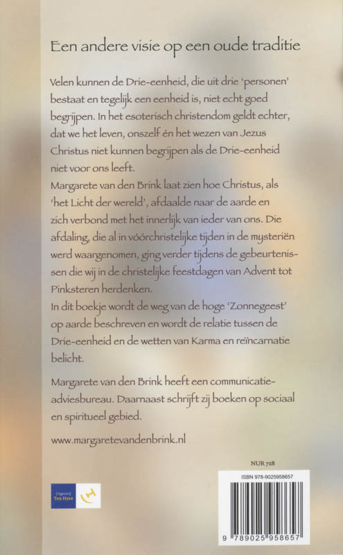 Achterkant van De Drie-eenheid en karma