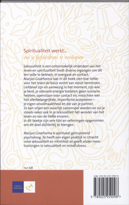 Achterkant van Spiritualiteit werkt in de slaapkamer