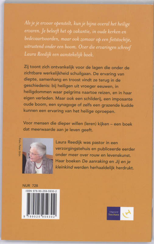 Achterkant van Heilige momenten