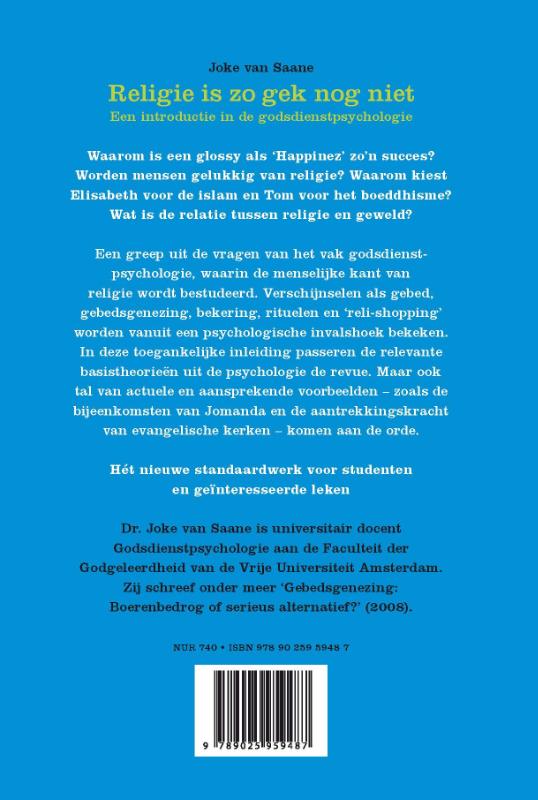 Achterkant van Religie is zo gek nog niet